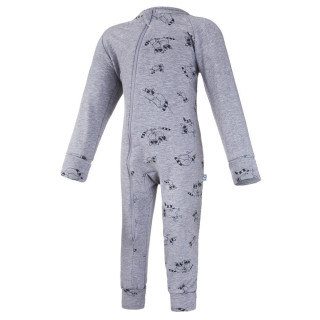 Overal šmyk DR TLAČ lemy Outlast® - sivý melír/sivý melír medvedíky čistotné