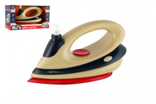 Žehlička plast 21cm s rozprašovačom na batérie s vibráciou