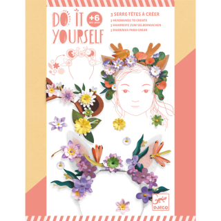 Výroba čeleniek - Flower friends Djeco