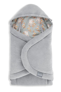 Fusak/zavinovačka/deka do autosedačky Vintage Animals Sky Blue Sleepee