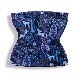 Bavlnený nákrčník Night forest fialový Esito