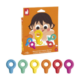 Prvé voskovky 6 farieb Colorino Janod