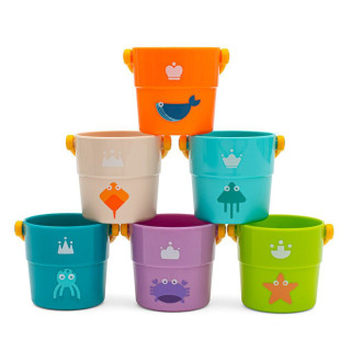 Hracie tégliky 6ks Baby Mix