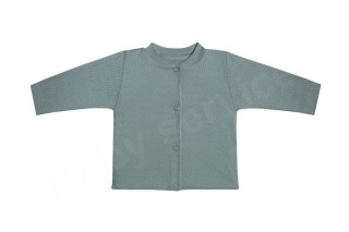 Kabátik so stojačikom Vlnky mätová Česká výroba Babyservice