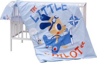 Detská postieľka s kompletnou výbavou Scarlett 120 x 60 cm - Nary