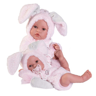 Realistická bábika bábätko s celovinylovým telom 42 cm Erika 50419 Antonio Juan