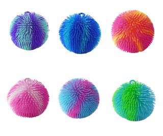 Strapatá dúhová lopta so svetlom Sporto