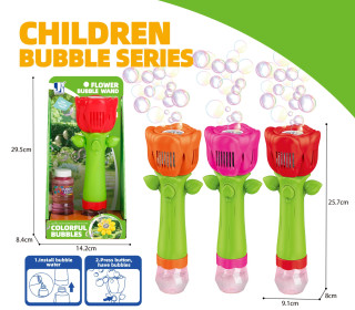 Bublifuk ruže so svetelnými efektmi 100 ml