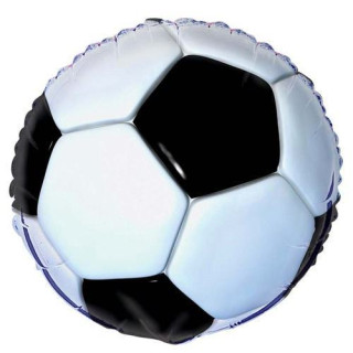 Kruh - 3D Futbalová lopta 18"/45 cm fóliový balónik