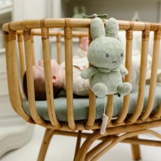 Hudobný zajačik Miffy Green Flower Little Dutch