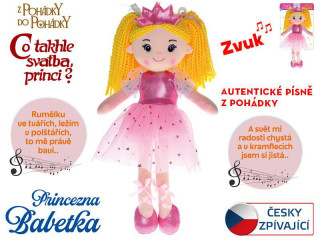 Bábika Princezná Babetka 35 cm mäkké telo česky spievajúce 0 m+