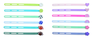 Silikónové gumičky na wrapy 6 ks Melii