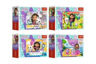 Minipuzzle miniMaxi 20 dielikov Gabbyin pestrý deň Trefl