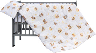 2dielne obliečky do postieľky Lila 100 x 135 cm béžová Scarlett