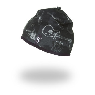 Čiapka podšitá Outlast® - čierna gitary/čierna