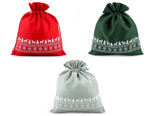 Vianočné darčekové vrecúško 30x35 cm