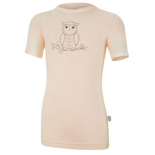 Tričko tenké KR obrázok Outlast® UV 50+ sv. marhuľová