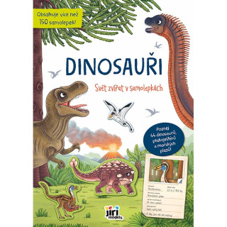 Svet zvierat v samolepkách Dinosaury a spol.