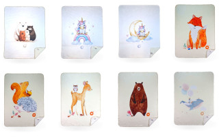 Detská španielska deka 75 x 100 cm Xkko Lux