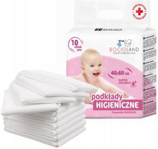 Absorpčné hygienické podložky 40x60 cm 10 ks
