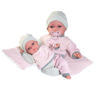Realistická bábika bábätko so zvukmi a mäkkým látkovým telom Toneta 70331 Antonio Juan