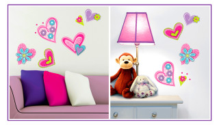 Samolepiaca dekorácia na stenu Srdce Small foot