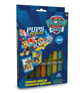 Pieskovanie obrázkov 2v1 Tlapková Patrola - Rubble&Chase