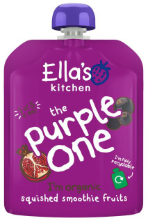 Ella's Kitchen BIO PURPLE ONE ovocné pyré s čiernymi ríbezľami (90 g)