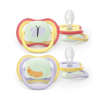 Cumlík Ultra air nočná 0-6 m dievča, 2 ks Philips Avent