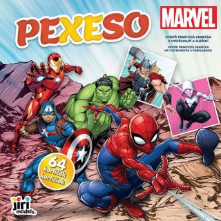 Pexeso v zošite Marvel