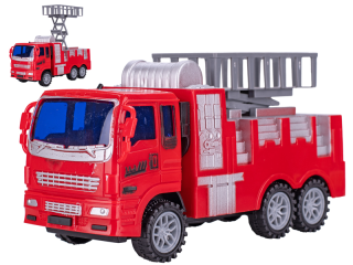 Auto hasiči 19 cm s plošinou na zotrvačník