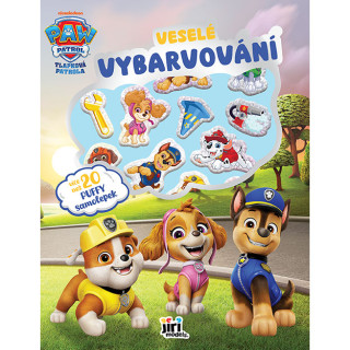 Veselé vyfarbovanie so super samolepkami Tlapková patrola