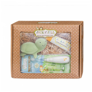 Darčekový set Jack N´ Jil Turtle Sonická zubná kefka pre deti
