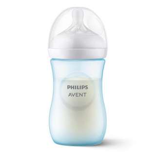 Fľaša Natural Philips Avent Response 260 ml, 1 m+ Modrá