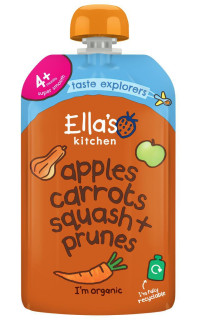 Ella's Kitchen BIO Tekvica, mrkva, jablko a slivka (120 g)