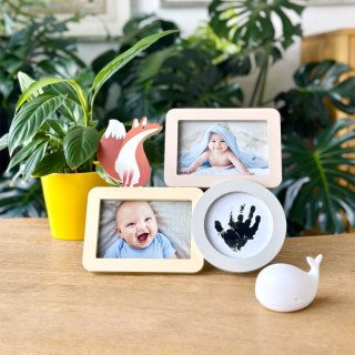 Fotorámik pre bábätko so sadou na odtlačky Albi