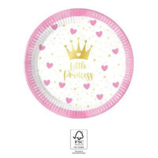 Taniere papierové EKO - Moja malá princezná 20 cm/8 ks