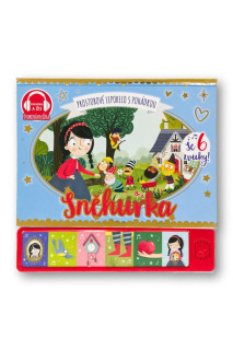 Snehulienka - priestorové leporelo s rozprávkou so 6 zvukmi