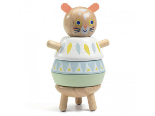 Drevená skladacia mačička Djeco