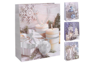 Darčeková taška L 30x42x12 cm Vianoce