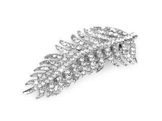 Francúzska spona do vlasov s brúsenými kamienkami