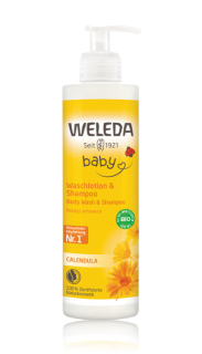 Nechtíkový umývací krém a šampón 400 ml Weleda