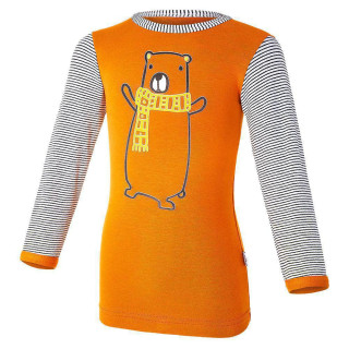 Tričko šmyk obrázok DR Outlast® Medová-medveď/pruh - Veľ. 122