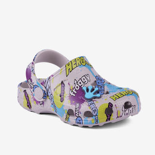 Detské clogsy nazúvaky Little Frog sivé Hero amulet Coqui