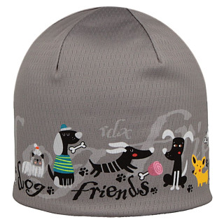 Chlapčenská funkčná čiapka s fleecom Picowinter Friends šedá RDX