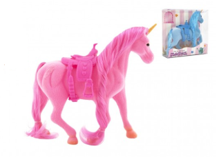 Jednorožec kôň fliška so sedlom 21 cm
