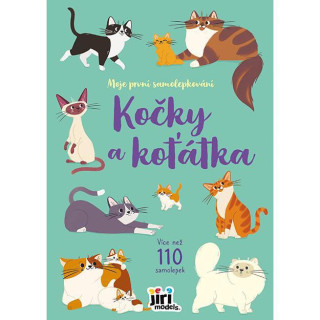 Moje prvé samolepkovanie Mačky a mačiatka