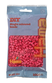 Fuchsiovo ružové korálky 1 000 ks Midi