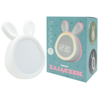 Budík zajac biely Mary's
