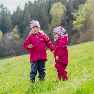 Detská softshellová bunda letná Mono Fuchsie Esito